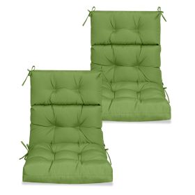 2 Pcs Set High Back Patio Chair Cushions, Tufted Rocking Chair Cushions, Adirondack Cushions for Garden Porch Home Office Chair Use,44'' x 22''x